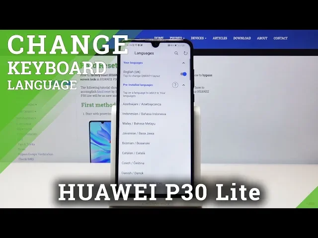 Video thumbnail for How to Change Keyboard Language on HUAWEI P30 Lite