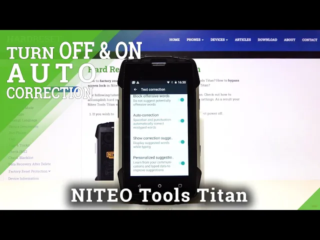 Video thumbnail for Niteo Tools Titan – Text Auto-Correction Option in Keyboard Settings