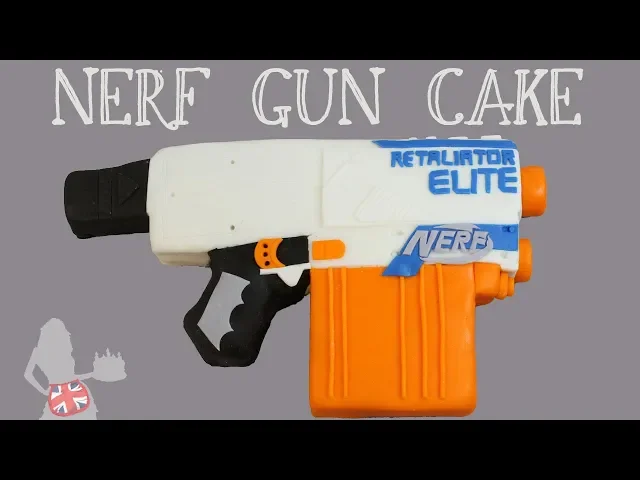 Video thumbnail for How To Make A NERF GUN CAKE