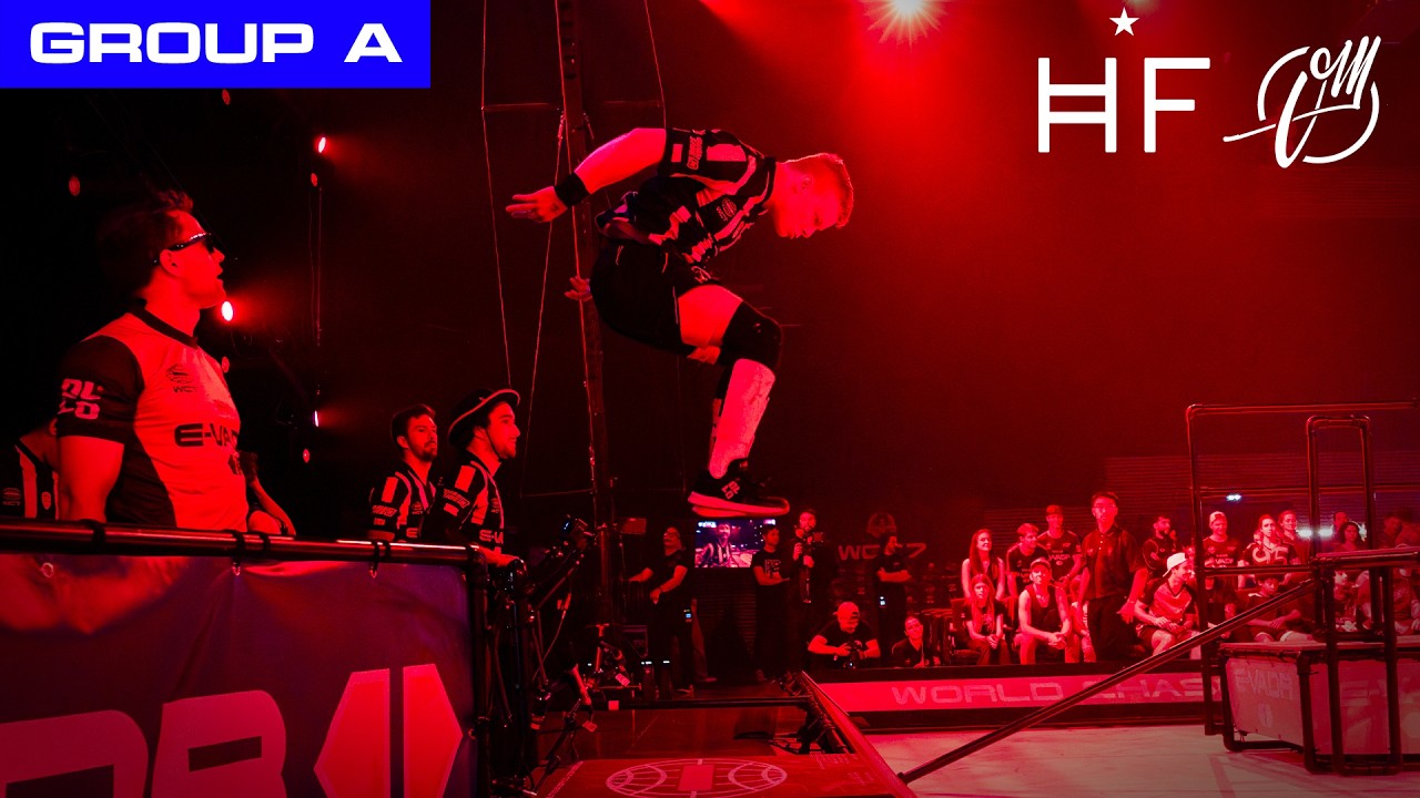 Video thumbnail for The Defending WORLD CHAMPIONS vs Sweden Hollywood Freerunners v Quality Movement | WCT7 Group A