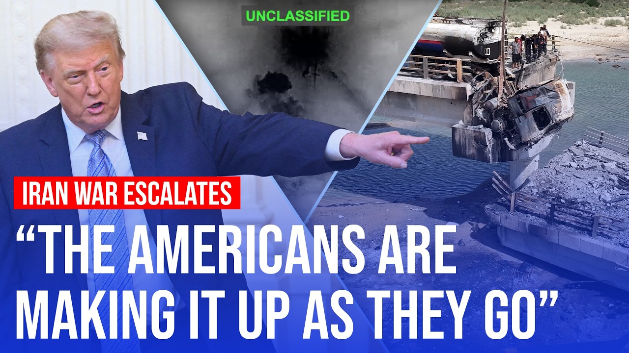 Video thumbnail for US launches seventh night of strikes as Hormuz tensions escalate