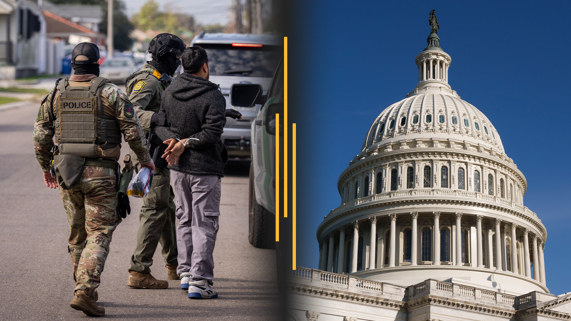Video thumbnail for Border funding clears Senate, but House Republicans defy Trump on Ukraine aid