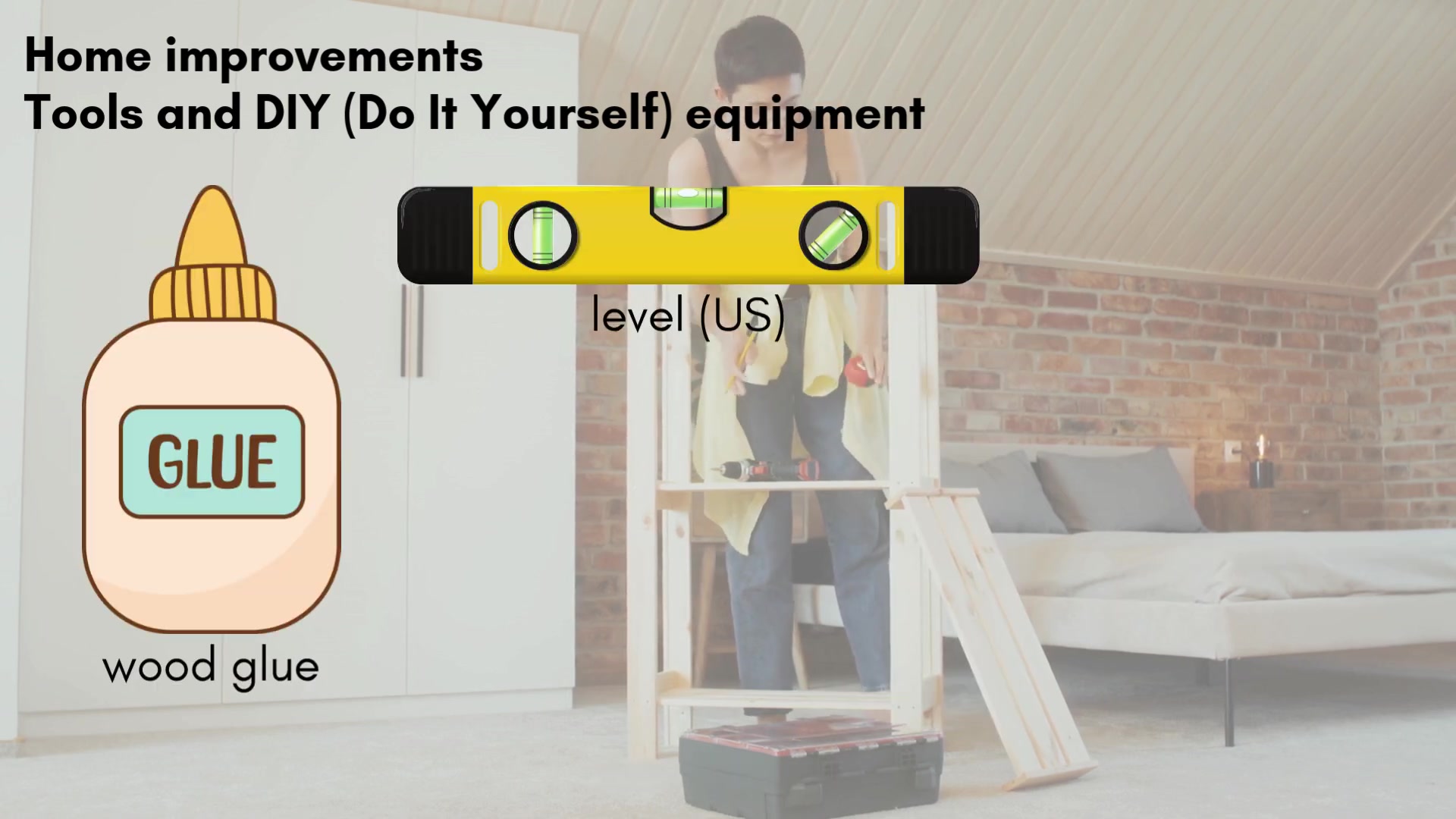 Video thumbnail for Stop Struggling with DIY English! 🛠️ Home Improvement Vocabulary Tools, Materials & Verbs USUK