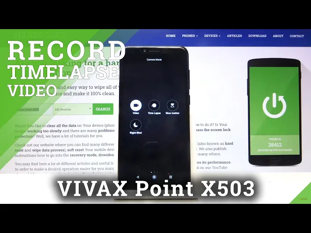 Video thumbnail for How to Record Time Lapse in VIVAX Point X503 – Record Looped Videos