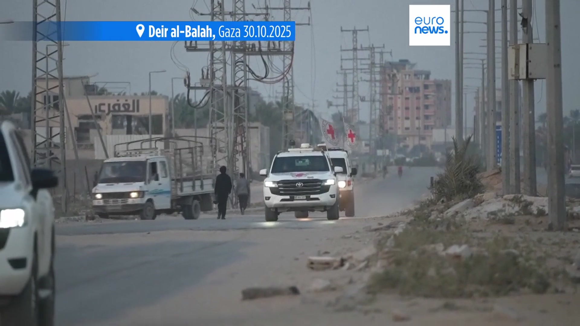 'Video thumbnail for Israel confirms identities of two hostages' remains returned by Hamas'