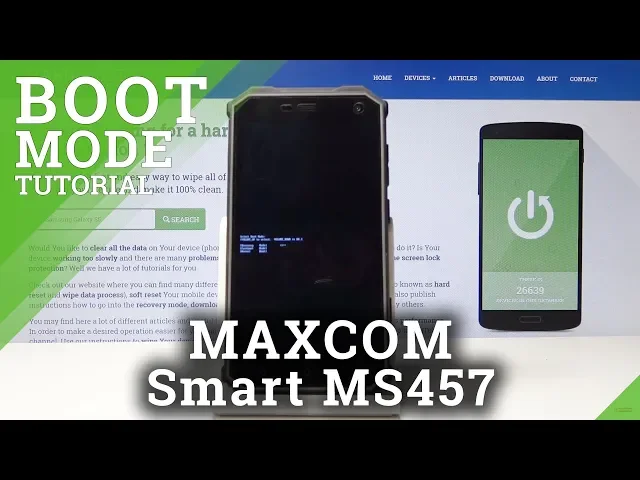 Video thumbnail for How to Enable Boot Mode in MAXCOM Smart MS457 Strong - Bootloader Mode