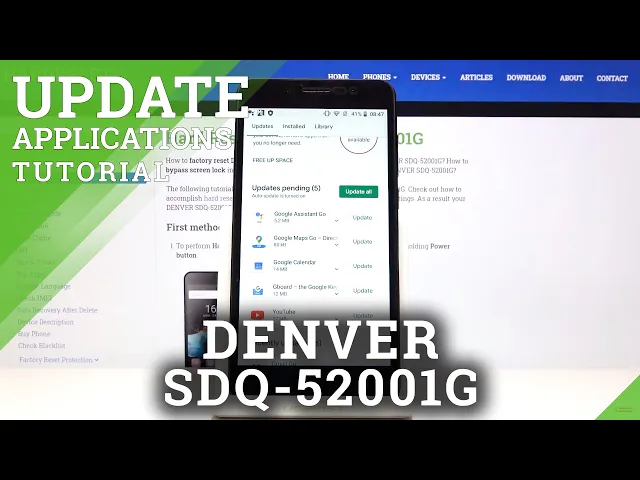 Video thumbnail for How to Update Apps in DENVER SDQ-52001G – Newest Apps Versions