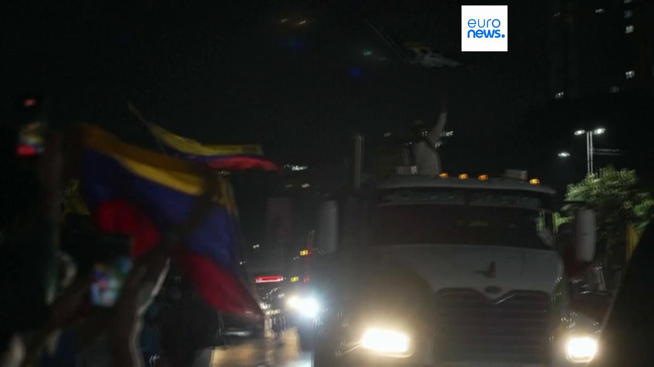 Video thumbnail for María Corina Machado seeks talks with Delcy Rodríguez after return from exile