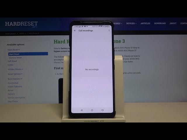 Video thumbnail for How to Record Calls in ASUS ROG Phone 3?