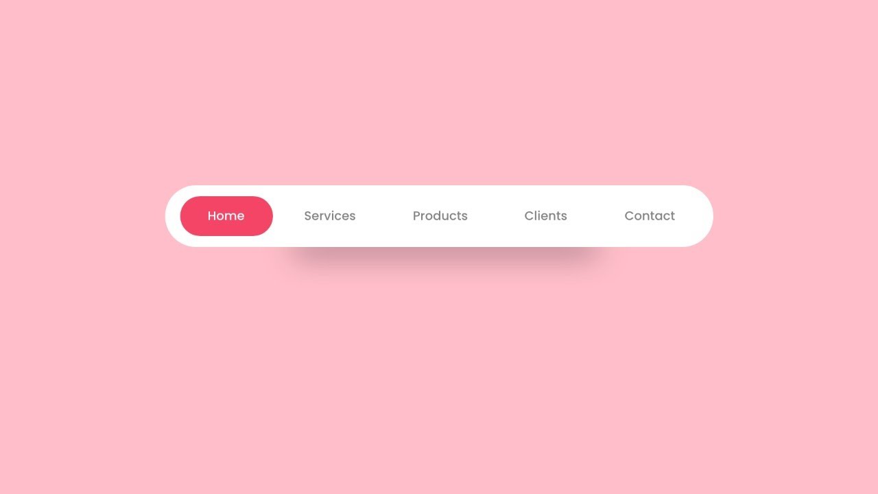 'Video thumbnail for How To Make Animated Navigation Menu Design Using HTML And CSS'