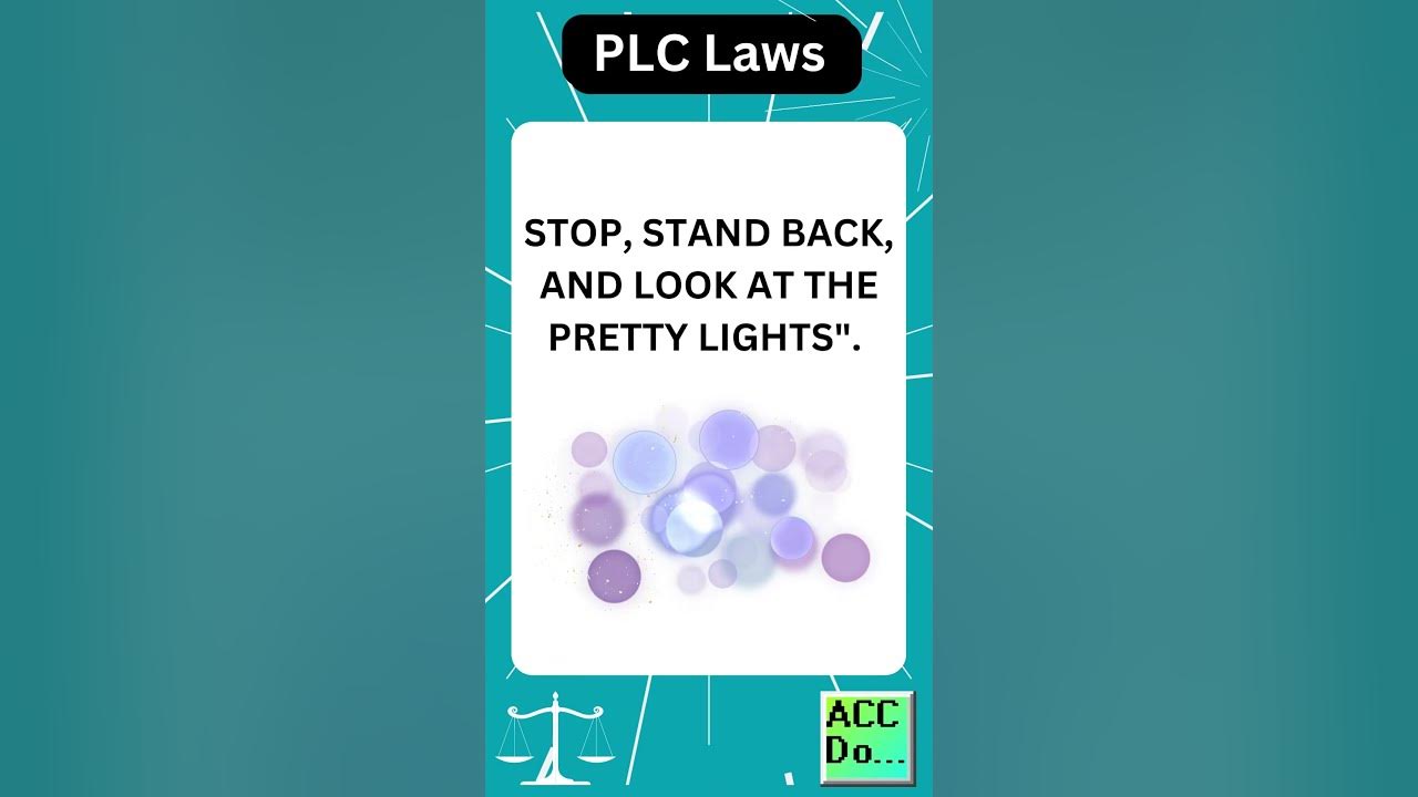'Video thumbnail for PLC Laws #54.1 - "IF YOU ARE A PLANT ELECTRICIAN READING THIS...'