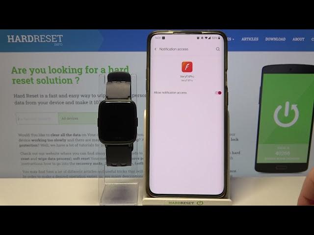 Video thumbnail for How to Allow Notification Content in HOMVILLA Fitness Tracker – Enable Notifications
