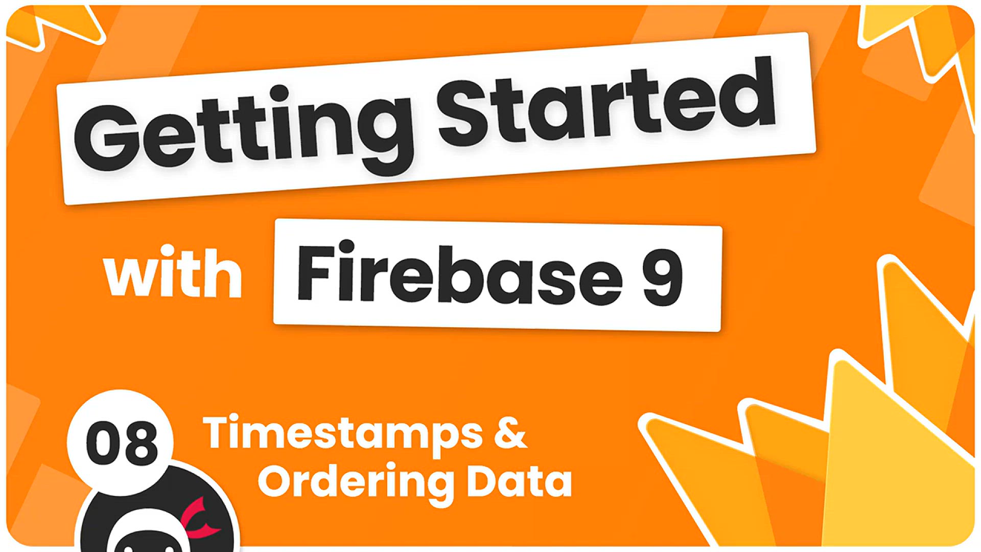 'Video thumbnail for Getting Started with Firebase 9 #8 - Ordering Data & Timestamps'