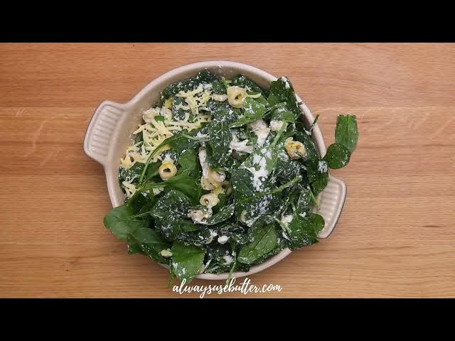 Video thumbnail for Easy 30-Minute Ricotta Spinach Tortellini Casserole
