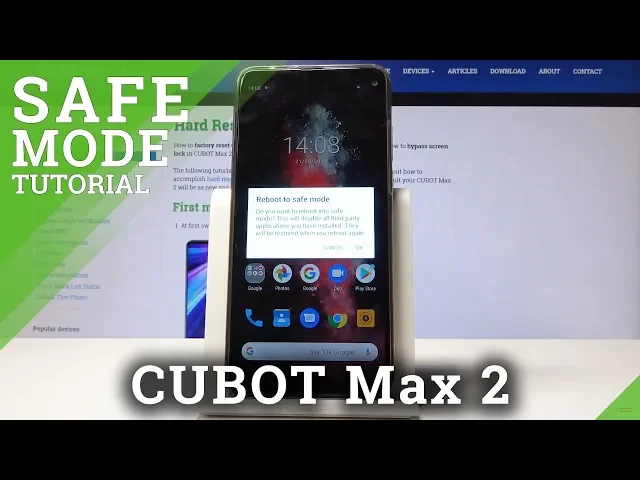 Video thumbnail for How to Open Safe Mode in CUBOT Max 2 - Diagnose System Problem