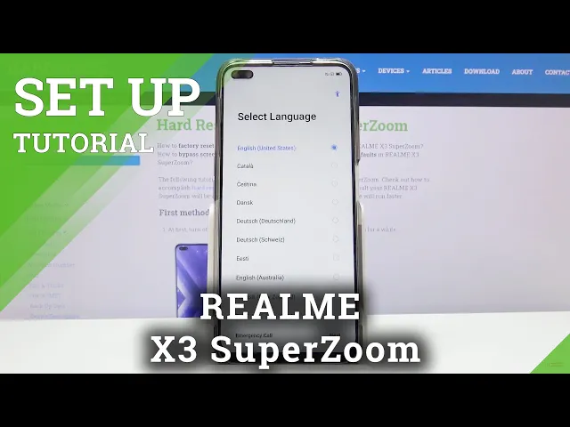 Video thumbnail for How to Set Up REALME X3 SuperZoom – First Customization Process