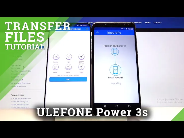 Video thumbnail for How to Copy All Data from Ulefone Power 3s to New Android Device – CLONEit App Video Guide