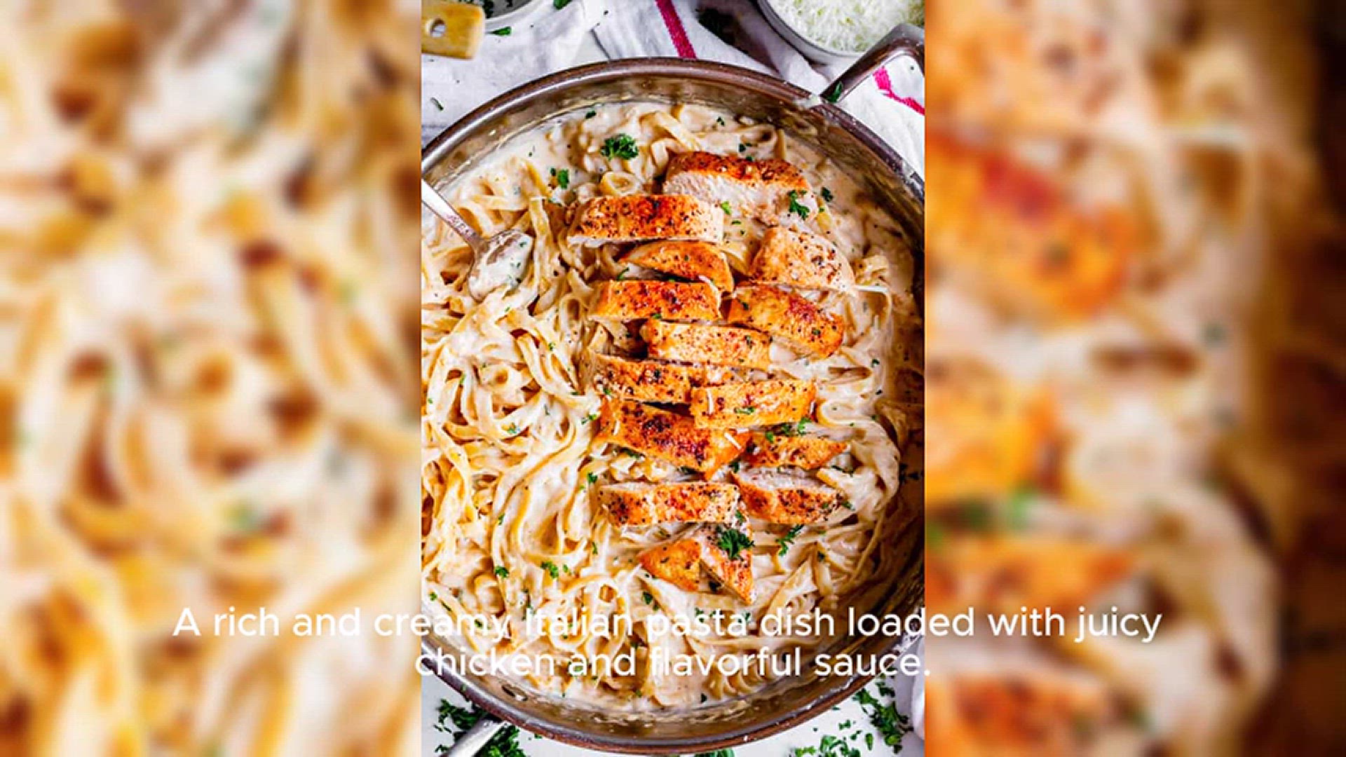 Video thumbnail for Chicken Fettuccine Alfredo Recipe