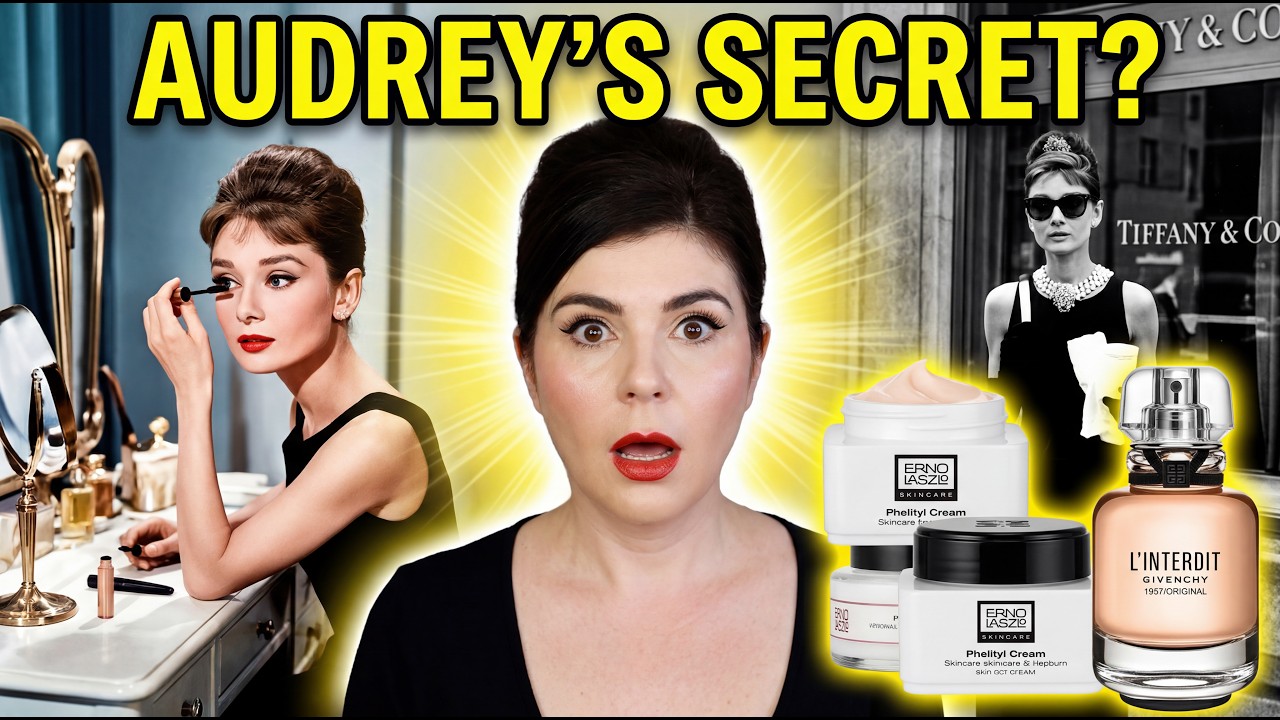 Video thumbnail for Audrey Hepburn’s 5-Product Beauty Secret: The 1950s Capsule Face