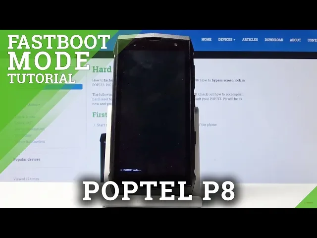 Video thumbnail for How to Enter Fastboot Mode in POPTEL P8 - Bootloader Access