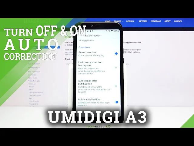 Video thumbnail for Activate Auto-Correction Feature – UMIDIGI A3 & Keyboard Options