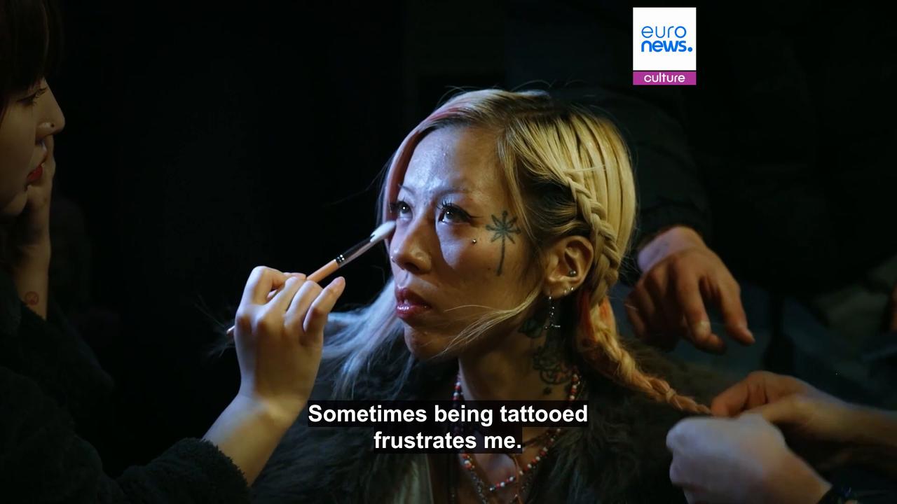 Video thumbnail for 'You can have tattoos all over your face and still be an angel': Inside South Korea’s underground tattoo culture