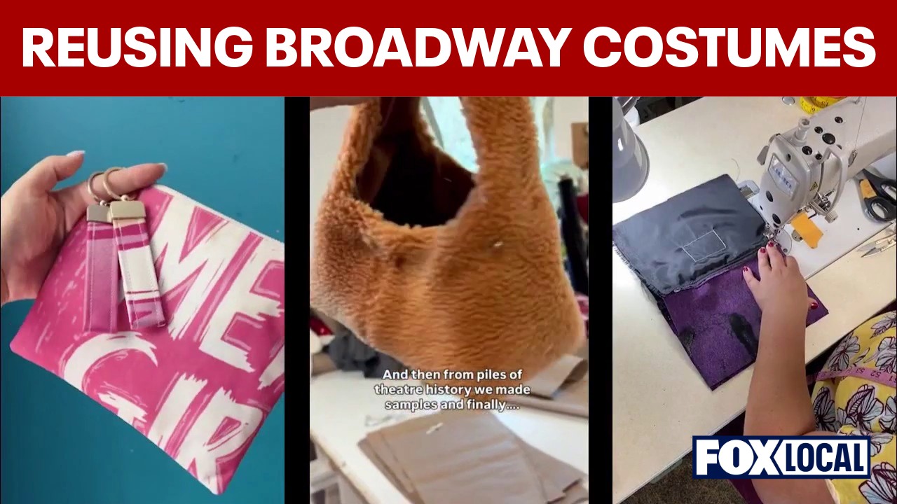 Video thumbnail for Former Broadway stage manager makes handbags from costumes