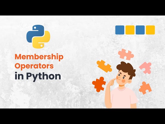 Video thumbnail for Python Membership Operators Made Easy! (in, not in) #pybeginners