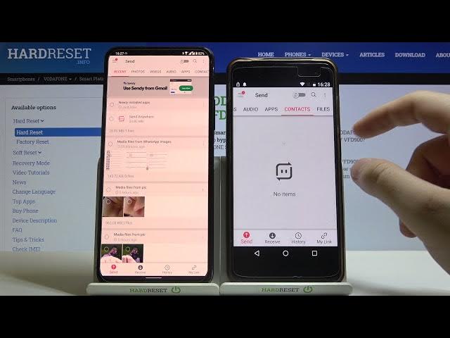 Video thumbnail for Transfer Data from Vodafone Smart Platinum 7 to Android Phone – Send Anywhere App