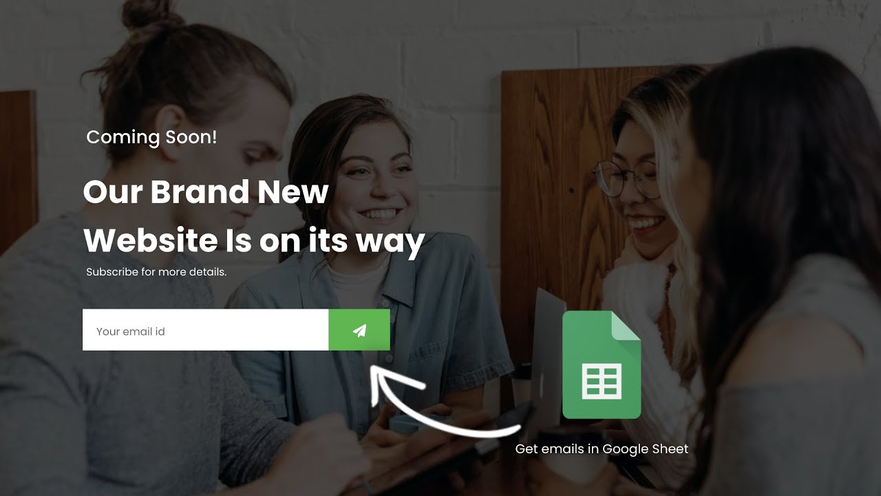 'Video thumbnail for How To Make Working Email Subscription Form With Google Sheets Using HTML CSS & JavaScript'
