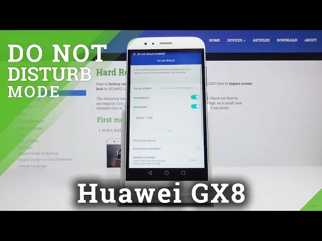 Video thumbnail for How to Activate Do Not Disturb Mode in Huawei GX8 – Silent Mode