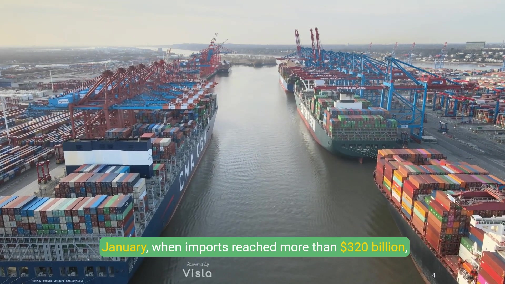 Video thumbnail for U.S. Imports Hit Record High in February 2025 as Trump’s Tariffs Trigger Panic Buying