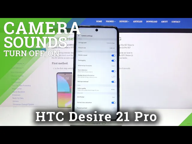 Video thumbnail for How to Customize Sounds in Camera in HTC Desire 21 Pro – Shutter Sound