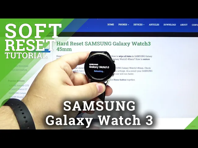Video thumbnail for How to Force Restart in Samsung Galaxy Watch 3 - Soft Reset Method