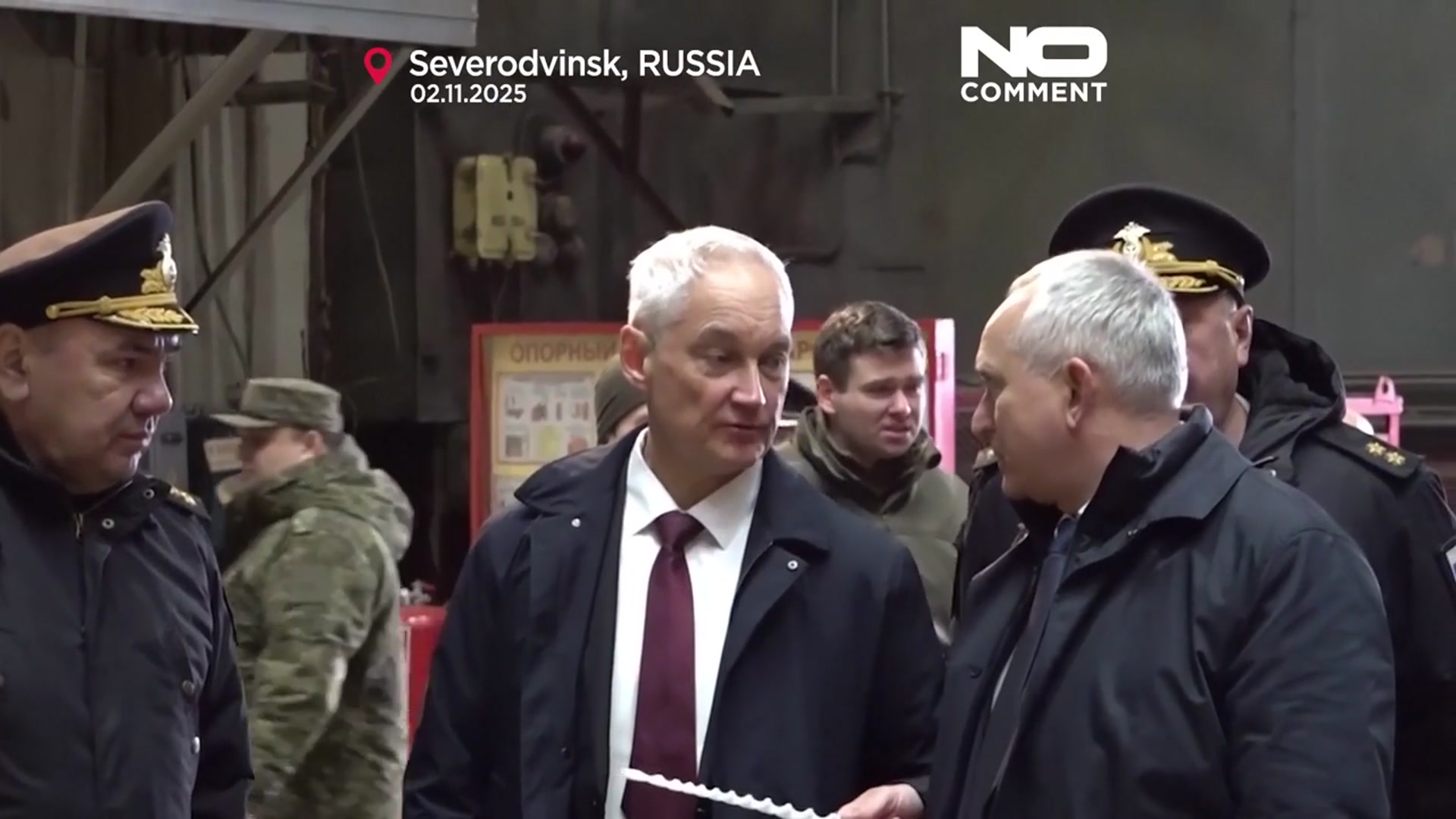 'Video thumbnail for Russia launches new nuclear submarine ‘Khabarovsk’'