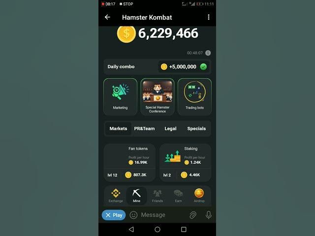 Video thumbnail for 20th June Hamster Kombat Daily Combo Cards #shorts #hamsterkombat #hamsterkombatdailycombo