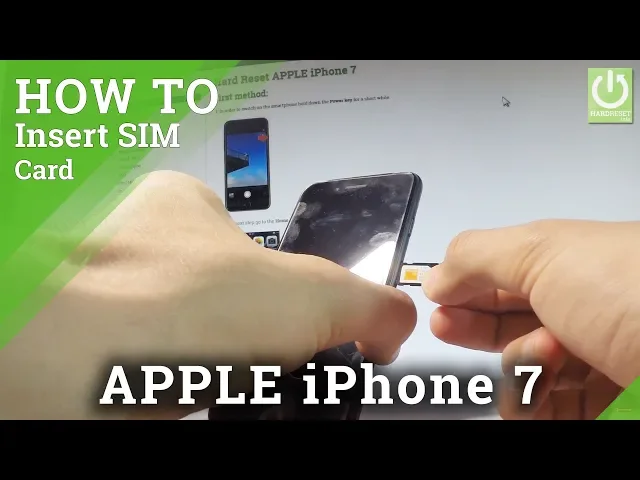 Video thumbnail for How to Insert Nano SIM in iPhone 7 - Find APPLE SIM Slot