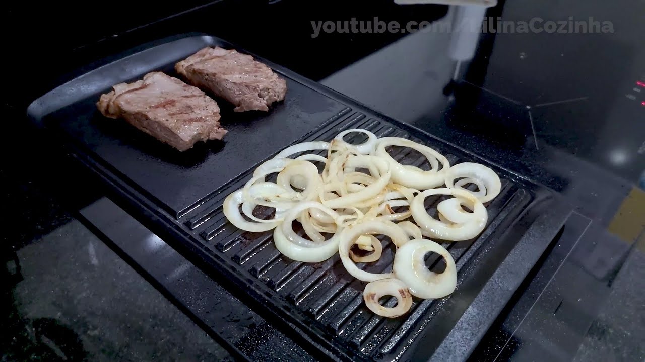 Video thumbnail for CHAPA GRILL ELECTROLUX COOKTOP DE INDUÇÃO (avaliação com dicas e cozinhando)