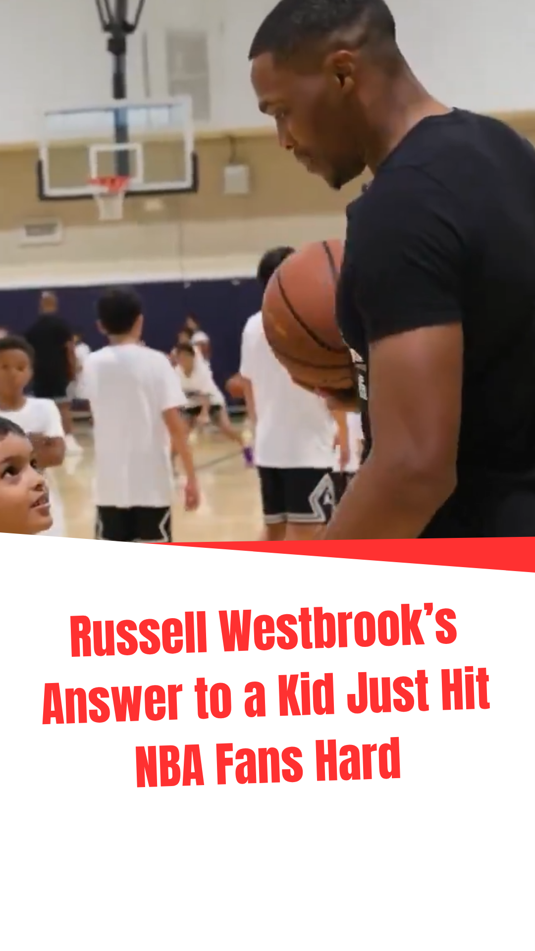 Video thumbnail for Russell Westbrook’s Answer to a Kid Just Hit NBA Fans Hard