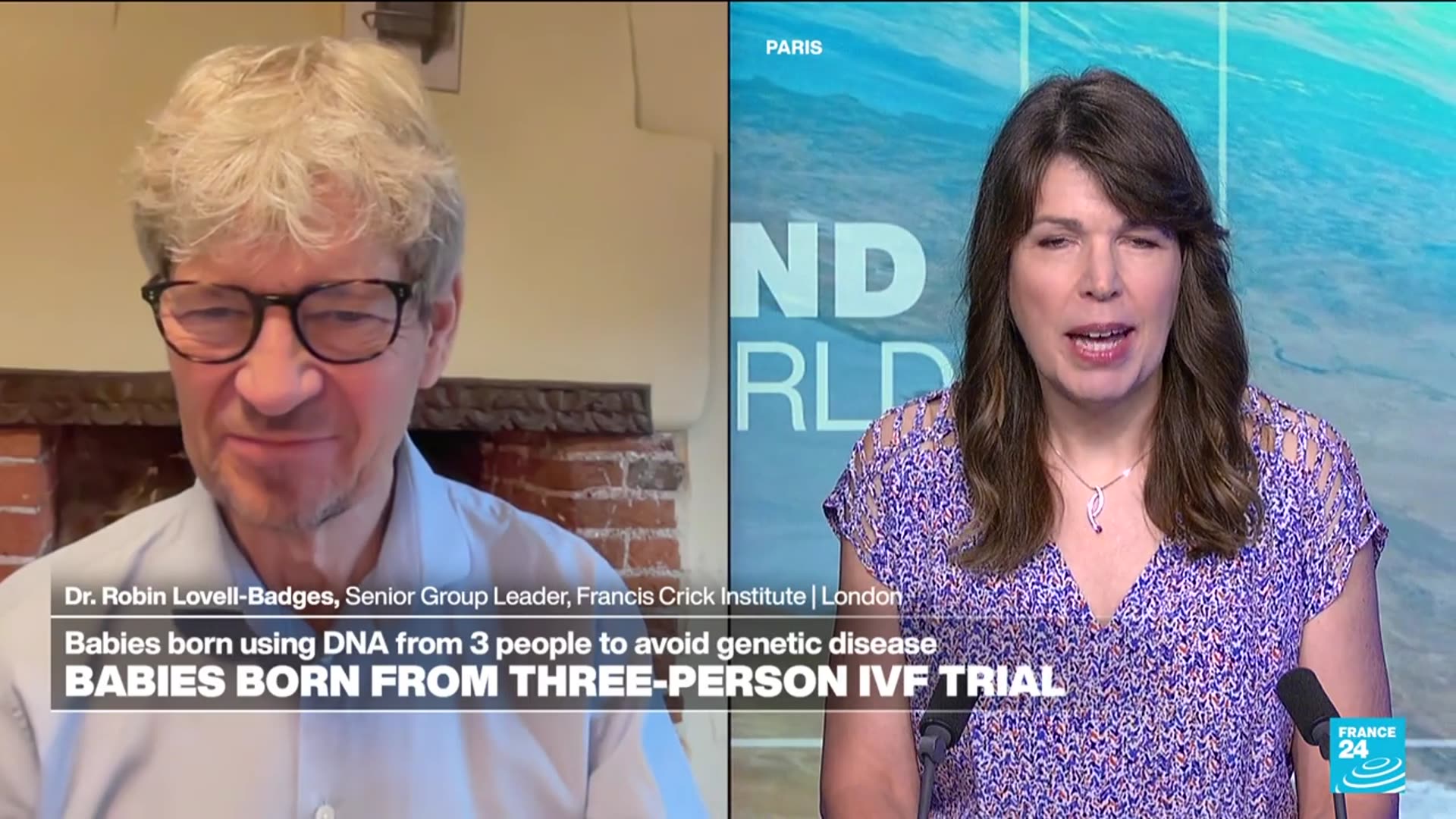 'Video thumbnail for Babies born from three-person IVF trial'