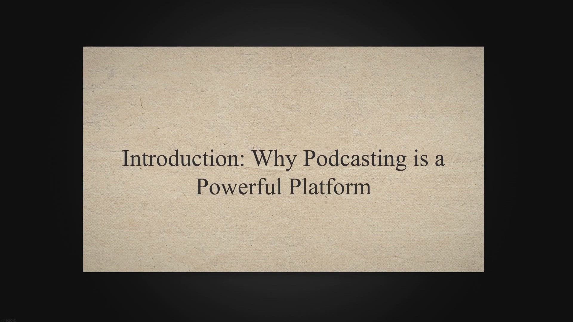 Video thumbnail for Podcasting 101: A Step-by-Step Guide to Launching Your Own Show