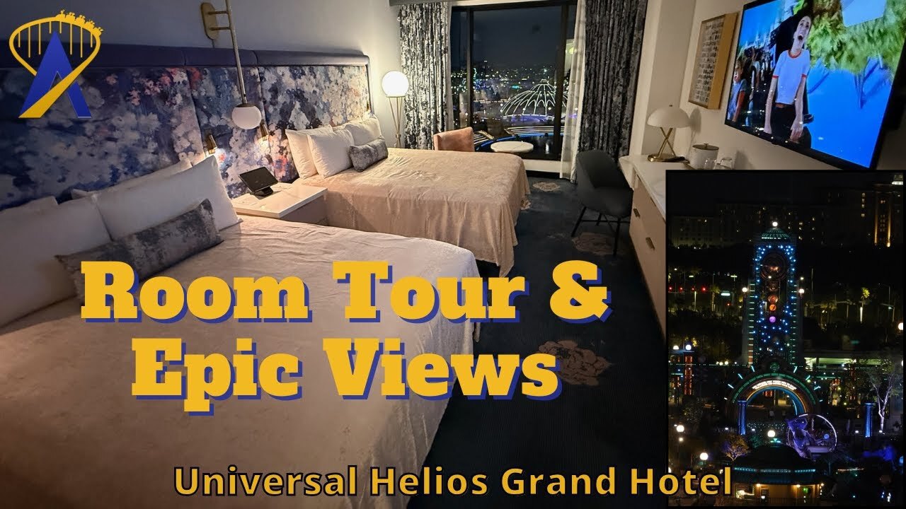 Video thumbnail for Universal Helios Grand Room Tour With Epic Nighttime Views