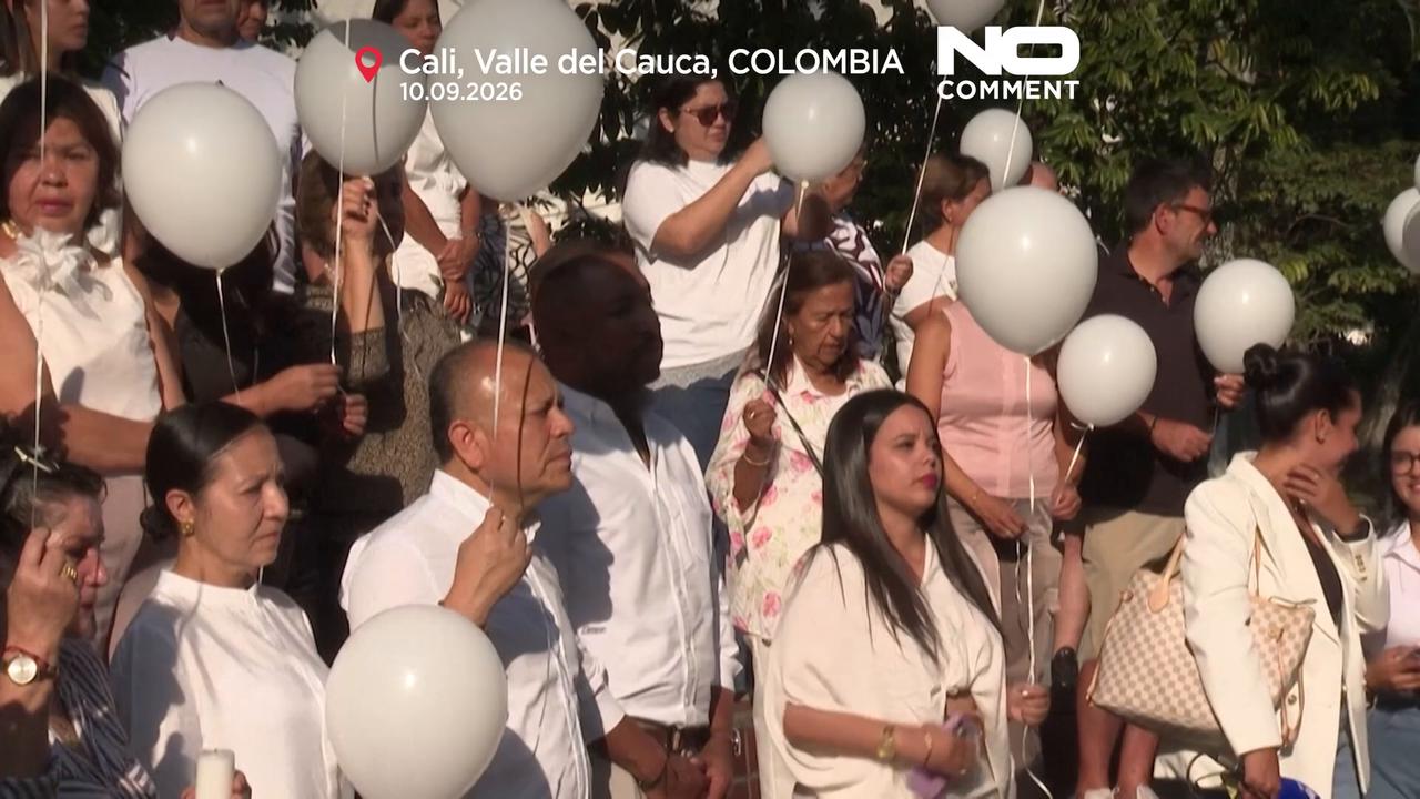 Video thumbnail for Colombia’s Cali remembers earthquake victims one month on