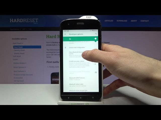 Video thumbnail for Developer Mode CAT S61 - Enable Developer Menu / Advanced Developer Cat Settings