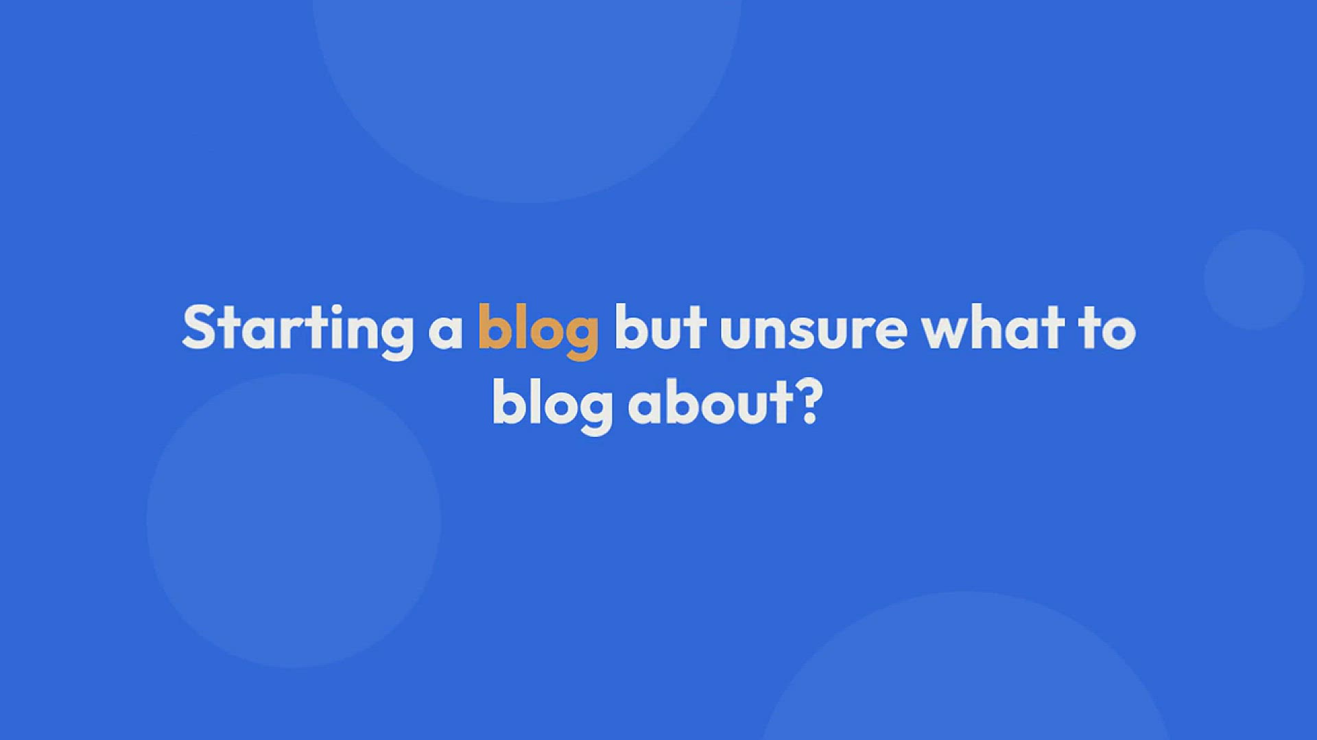 'Video thumbnail for 160+ Profitable Blog Niche Ideas That Make Money in 2023'