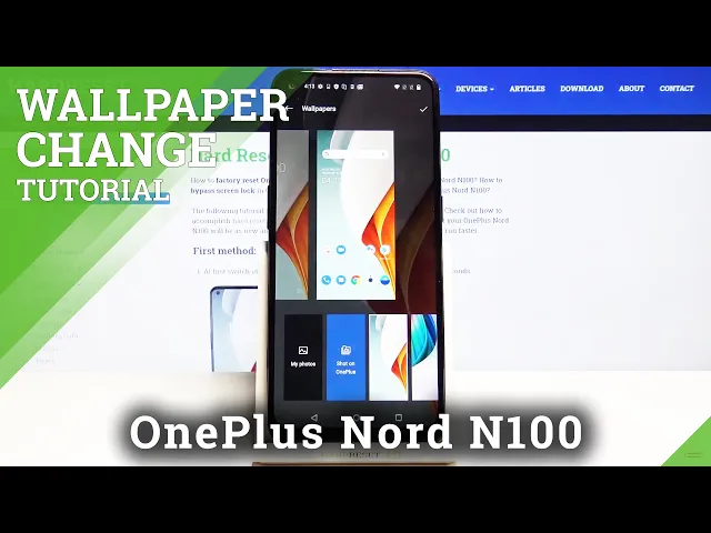 Video thumbnail for How to Change Wallpaper in OnePlus Nord N100 – Home Screen Refresh
