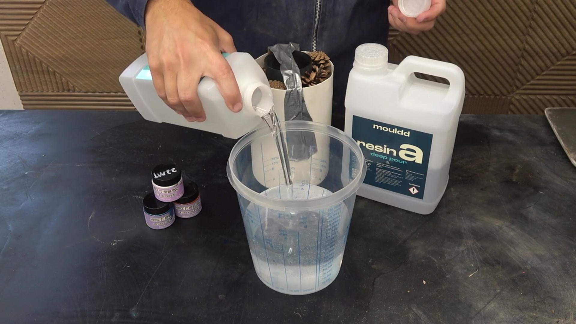 'Video thumbnail for Woodturning - Pine Cones Coffee Tumbler'