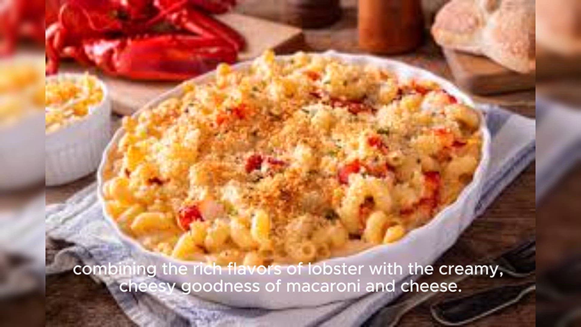Video thumbnail for Lobster Mac and Cheese