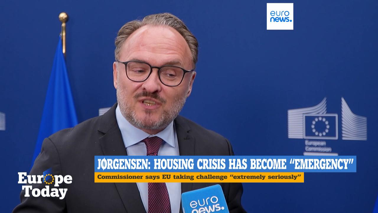 Video thumbnail for Europe's housing crisis has become an 'emergency', Commissioner Jørgensen warns