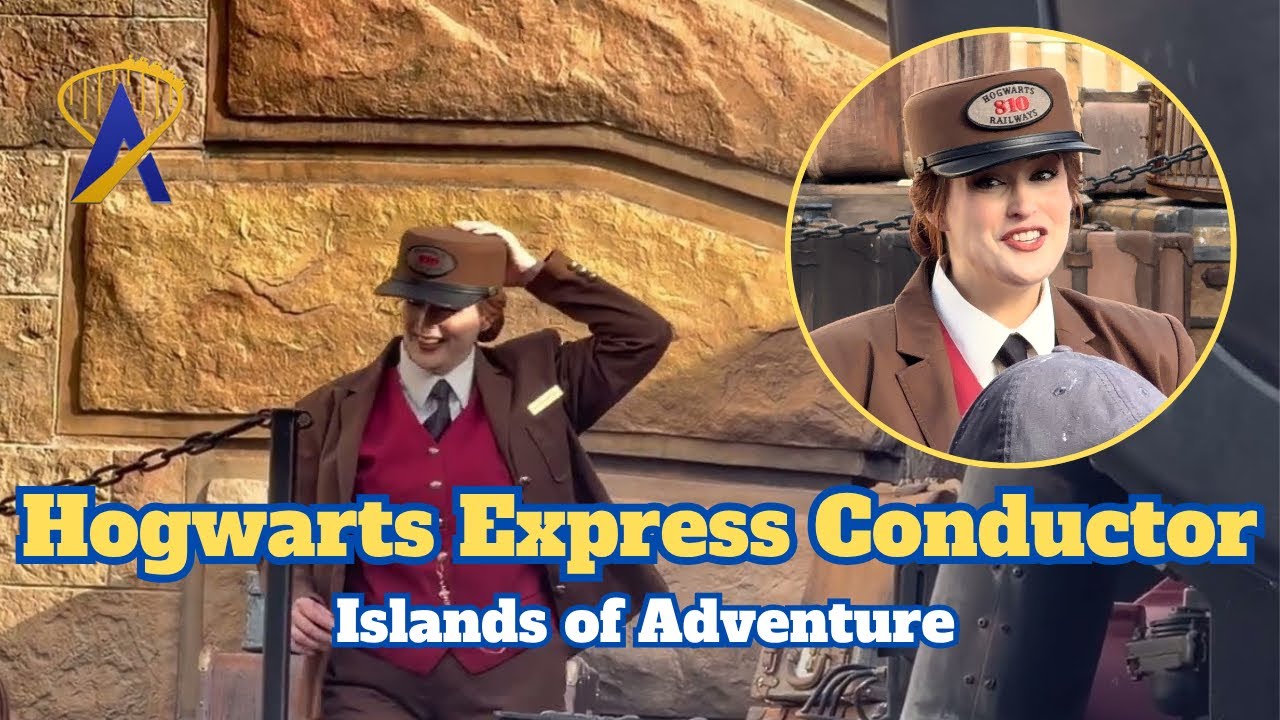 Video thumbnail for Hogwarts Express Conductor Prepares For The Day - Hogsmeade, Islands of Adventure